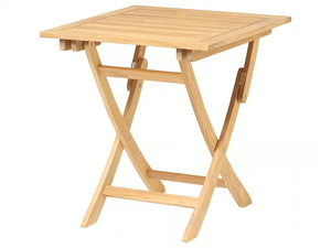 ALEXIA - Square teak garden table _ Traditional Teak